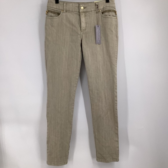 Chico’s So Slimming Ankle Crop Jeans New Khaki Chico’s Size 0 / NWT - Picture 4 of 7